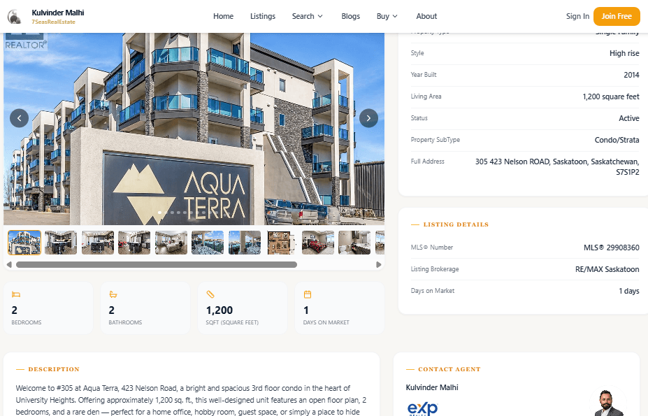 Website Interface