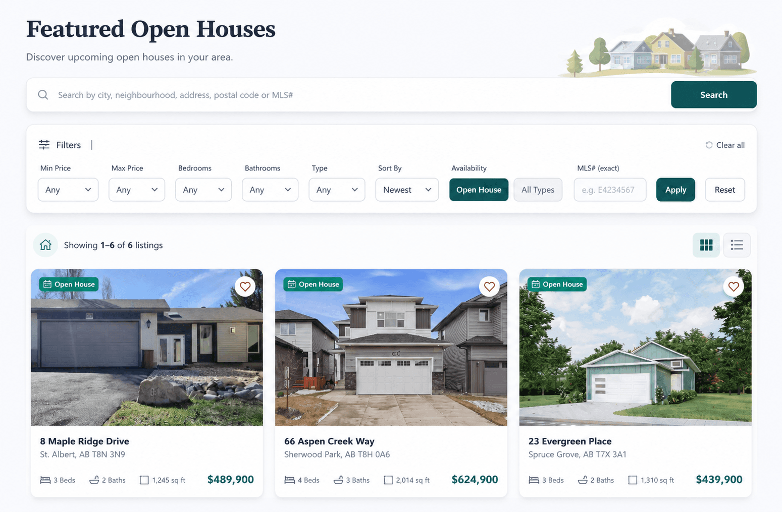 Website Interface